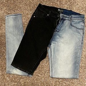 Split Denim - Filthy Wealth Jeans